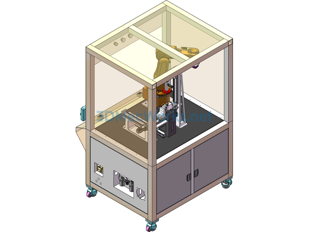 Touch Panel Appearance and Dimension Inspection Machine (including Dfm, Bom) - SolidWorks - Free Download Touch Panel Appearance and Dimension Inspection Machine (including Dfm, Bom) - Image 4