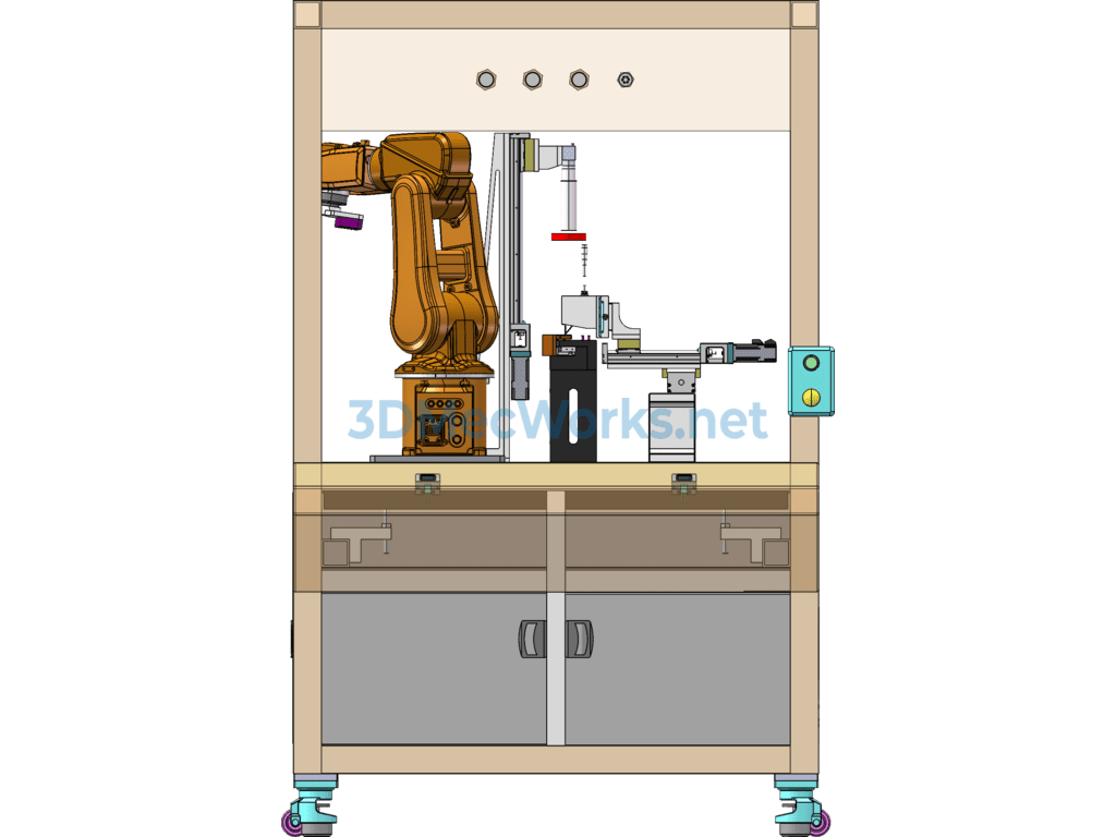 Touch Panel Appearance and Dimension Inspection Machine (including Dfm, Bom) - SolidWorks - Free Download Touch Panel Appearance and Dimension Inspection Machine (including Dfm, Bom) - Image 5