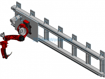 Welding Robot and Walking Track Design - Exported - Free Download