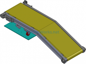 Swing Conveyor Belt - SolidWorks - Free Download