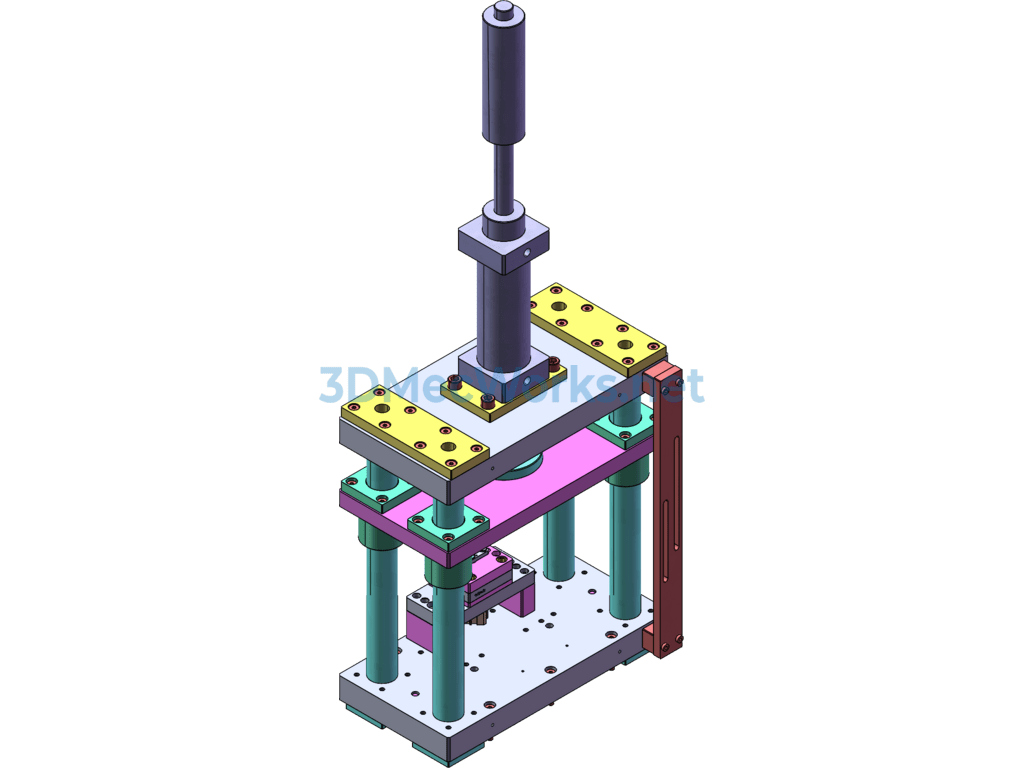 Huawei 5g Elevator Output Gear Plate Automatic Riveting Machine - SolidWorks - Free Download Huawei 5g Elevator Output Gear Plate Automatic Riveting Machine - Image 4