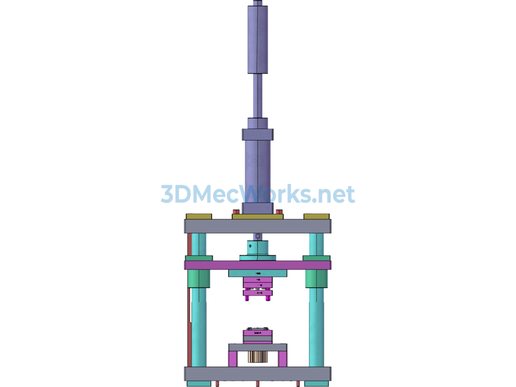 Huawei 5g Elevator Output Gear Plate Automatic Riveting Machine - SolidWorks - Free Download Huawei 5g Elevator Output Gear Plate Automatic Riveting Machine - Image 5