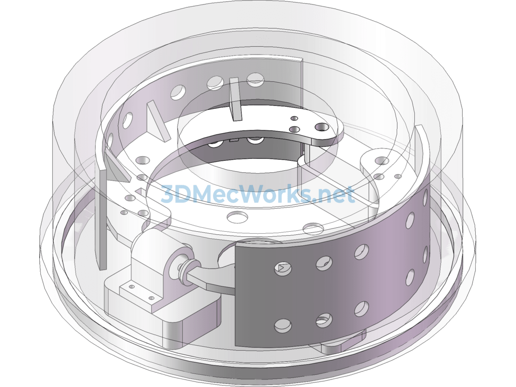 Drum Brake 3d With Cad - SolidWorks - Free Download Drum Brake 3d With Cad