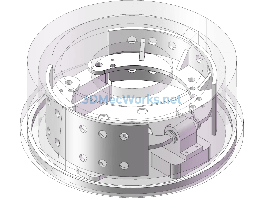 Drum Brake 3d With Cad - SolidWorks - Free Download Drum Brake 3d With Cad - Image 2