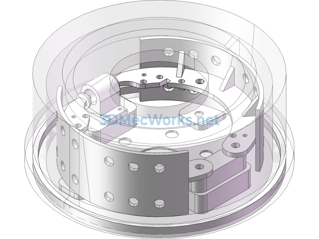 Drum Brake 3d With Cad - SolidWorks - Free Download Drum Brake 3d With Cad - Image 4