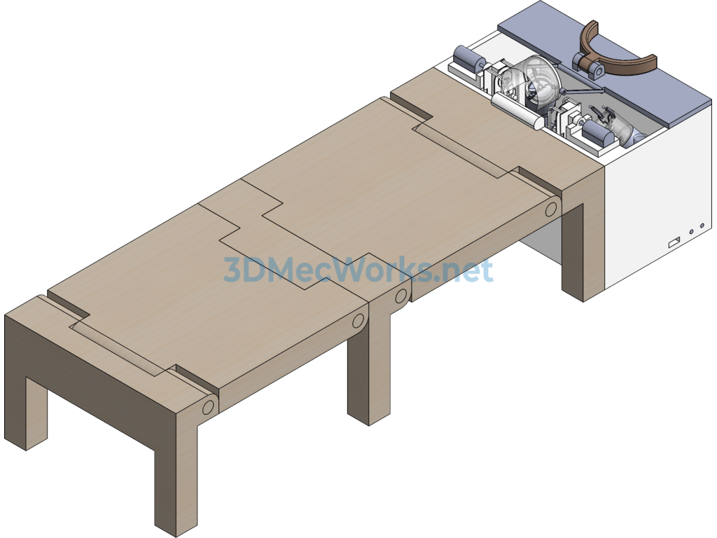 Fully Automatic Hair Washing and Massage Machine - SolidWorks - Free Download Fully Automatic Hair Washing and Massage Machine