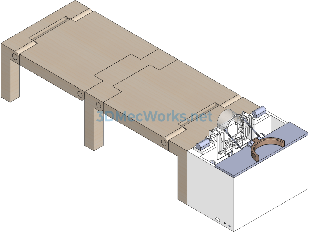 Fully Automatic Hair Washing and Massage Machine - SolidWorks - Free Download Fully Automatic Hair Washing and Massage Machine - Image 4