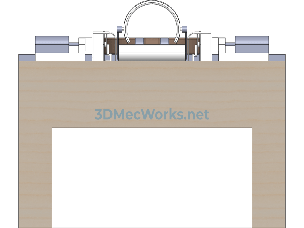 Fully Automatic Hair Washing and Massage Machine - SolidWorks - Free Download Fully Automatic Hair Washing and Massage Machine - Image 5