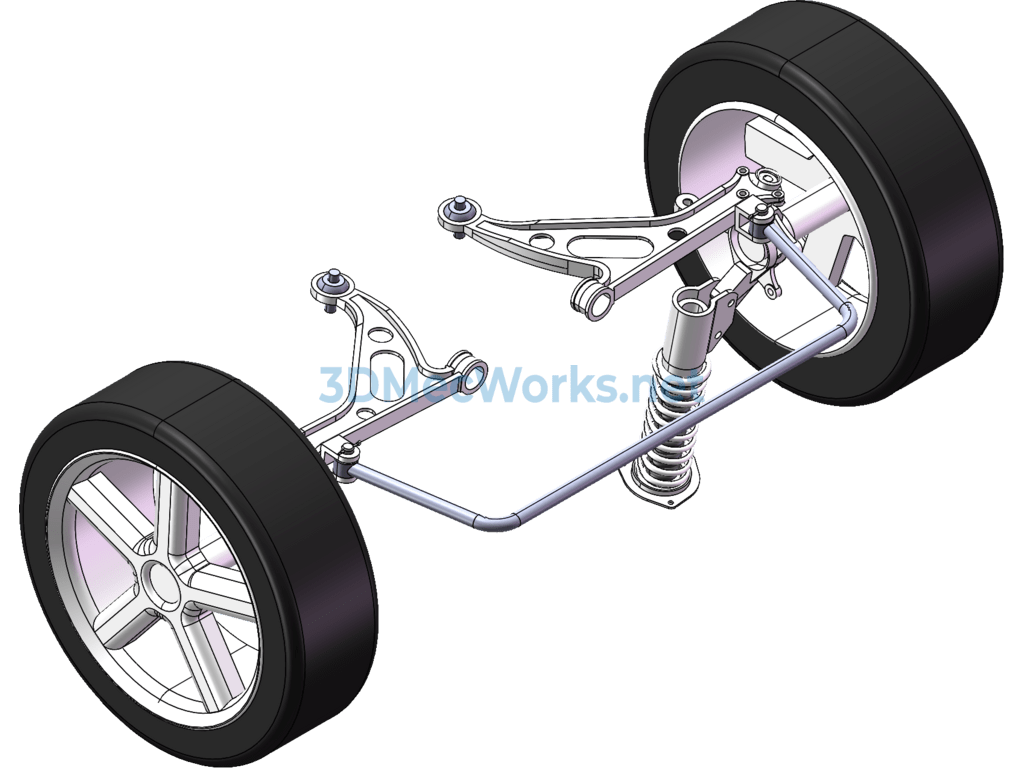 Macpherson Suspension Model - SolidWorks - Free Download Macpherson Suspension Model - Image 2