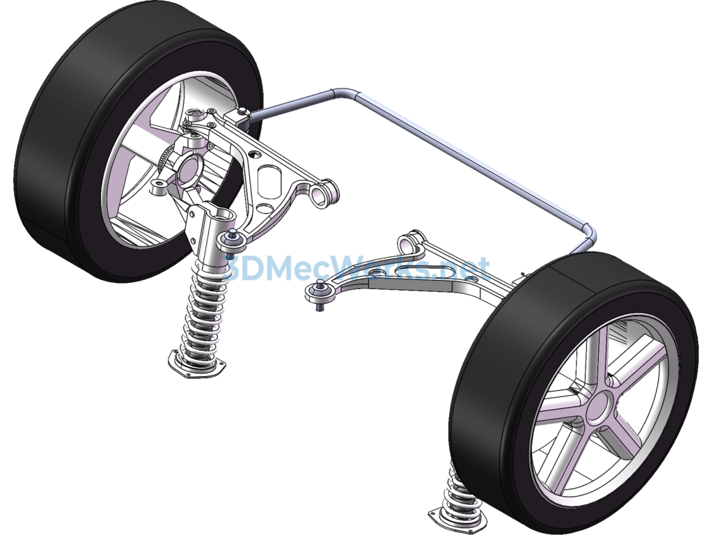 Macpherson Suspension Model - SolidWorks - Free Download Macpherson Suspension Model - Image 3