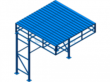 Standardized Anti-Collapse Mechanical Shed - SolidWorks - Free Download