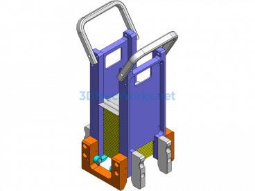 2-inch basket stacking  _x000D_
2-inch waffle box basket - SolidWorks - Free Download
