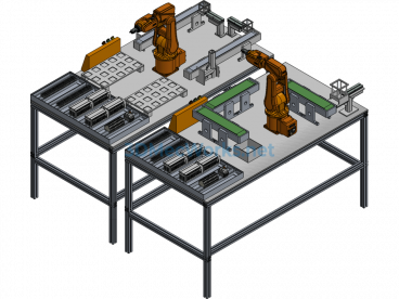 Assembly Design of Desktop Small Six-Axis Robot - Exported - Free Download