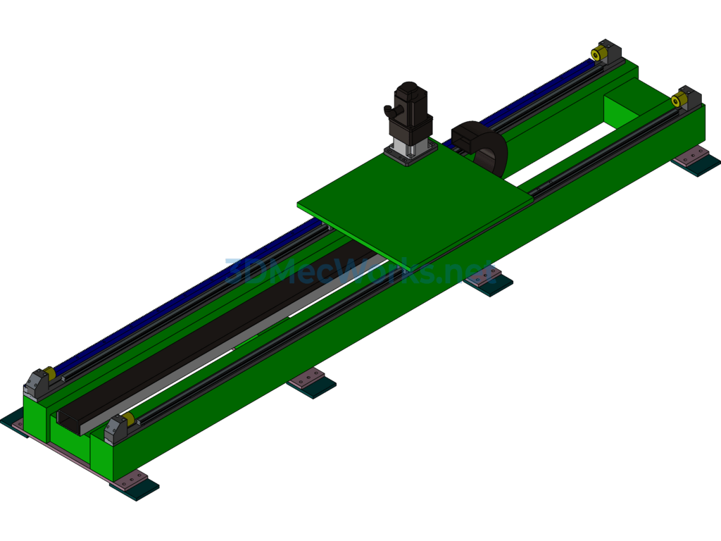 Three-Dimensional Design of Walking Ground Rail - Exported - Free Download Three-Dimensional Design of Walking Ground Rail - Image 2