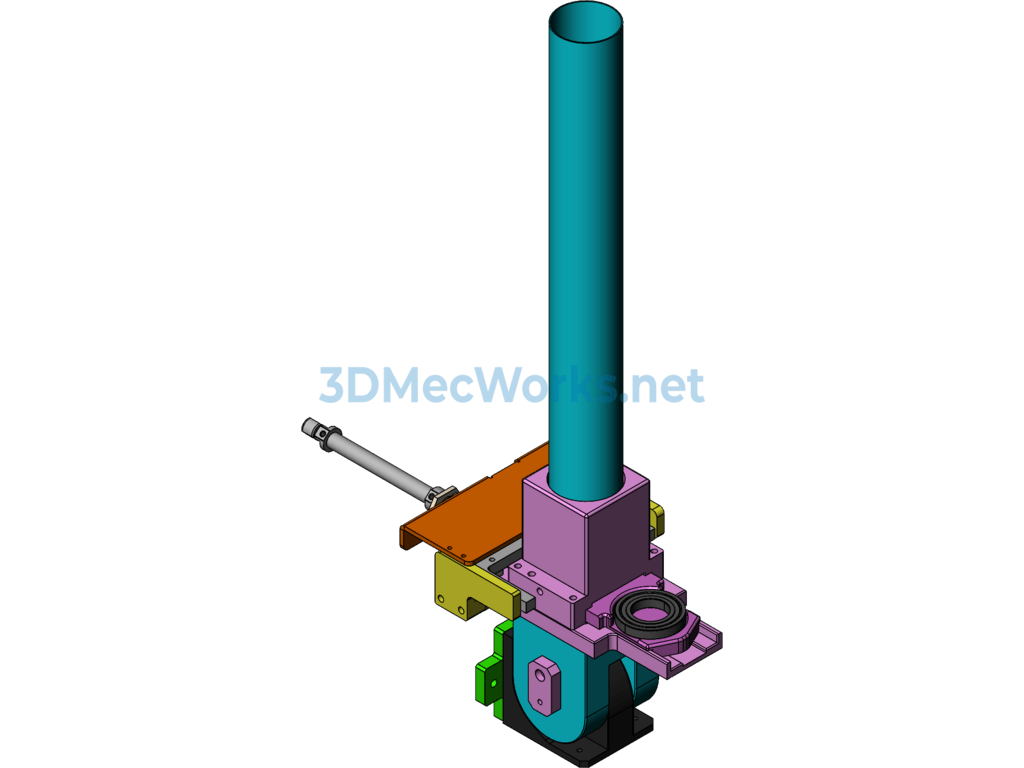 Classic Clip-Type Bearing Loading and Unloading Mechanism - SolidWorks - Free Download Classic Clip-Type Bearing Loading and Unloading Mechanism