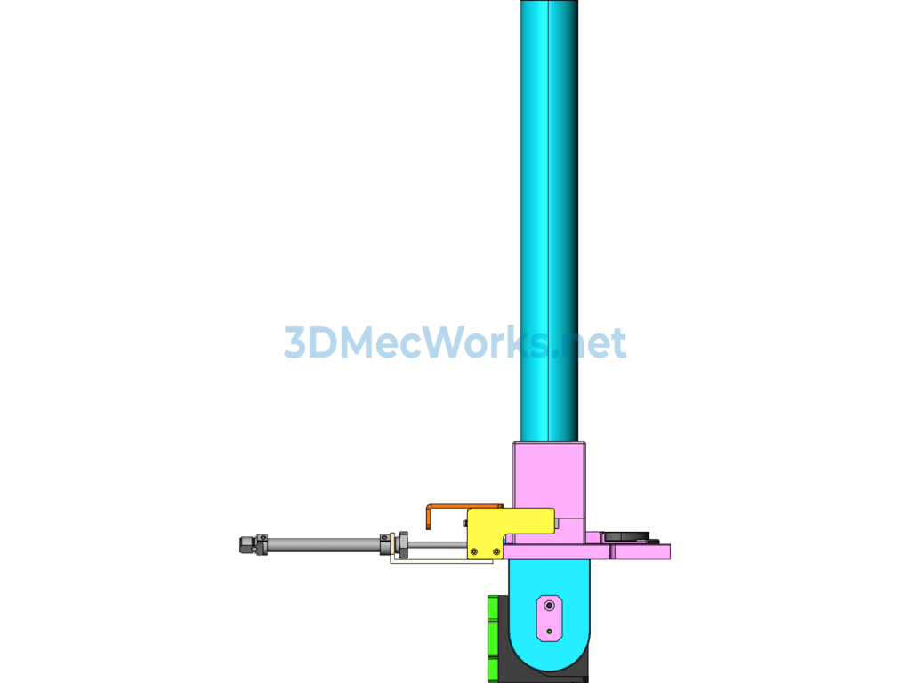 Classic Clip-Type Bearing Loading and Unloading Mechanism - SolidWorks - Free Download Classic Clip-Type Bearing Loading and Unloading Mechanism - Image 5