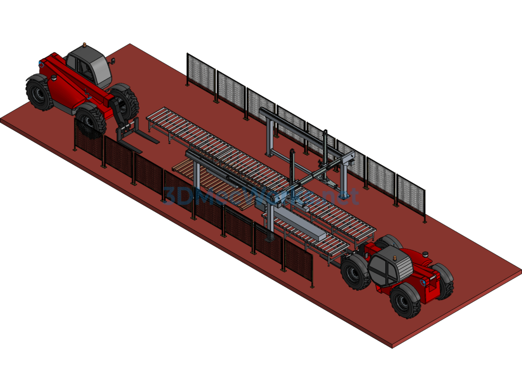 Truss Palletizing Line Design - Exported - Free Download Truss Palletizing Line Design