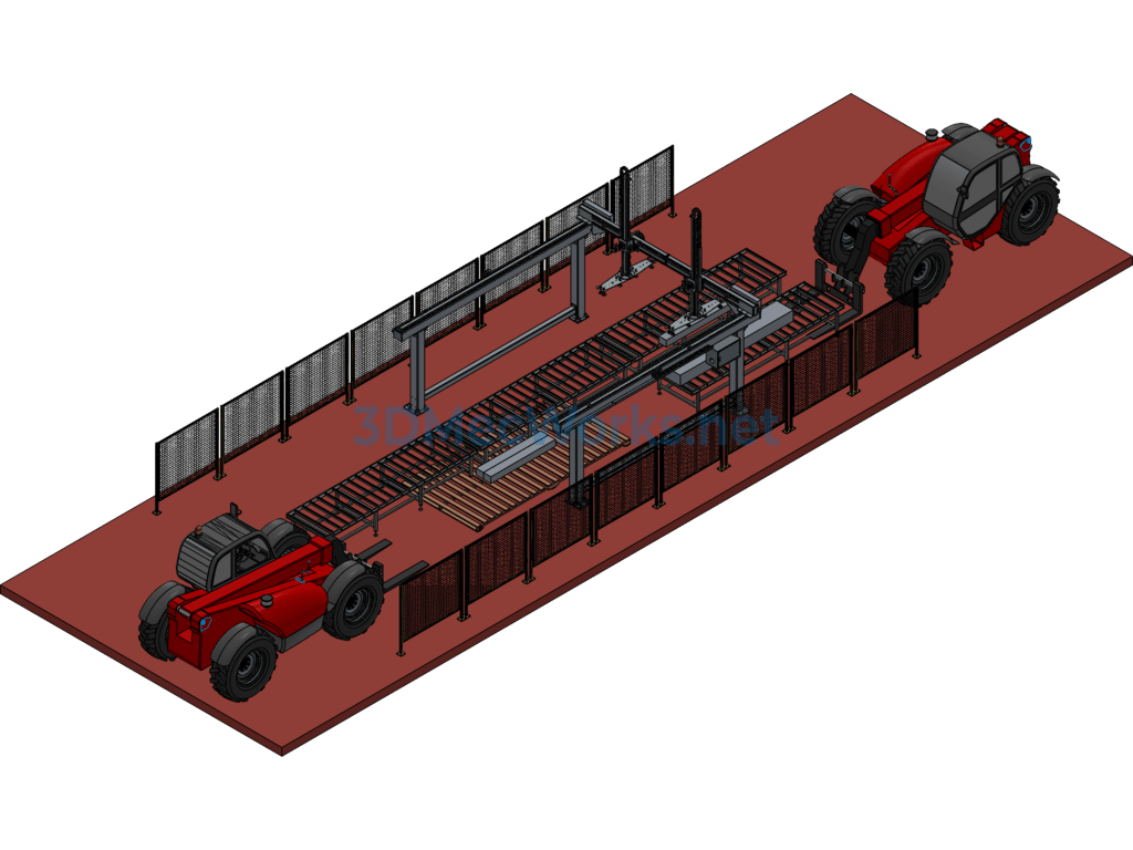 Truss Palletizing Line Design - Exported - Free Download Truss Palletizing Line Design - Image 2