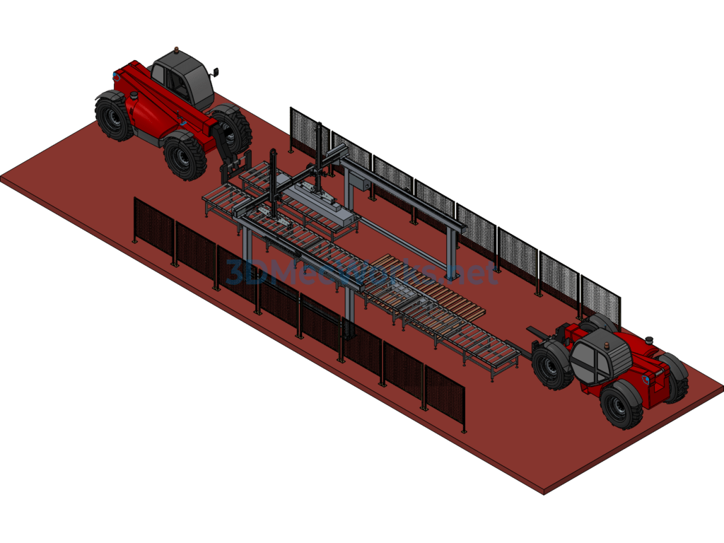 Truss Palletizing Line Design - Exported - Free Download Truss Palletizing Line Design - Image 3