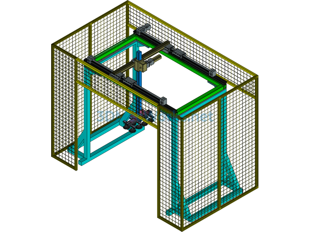 Truss Robot Palletizing Design for Carton Boxes - Exported - Free Download Truss Robot Palletizing Design for Carton Boxes - Image 3