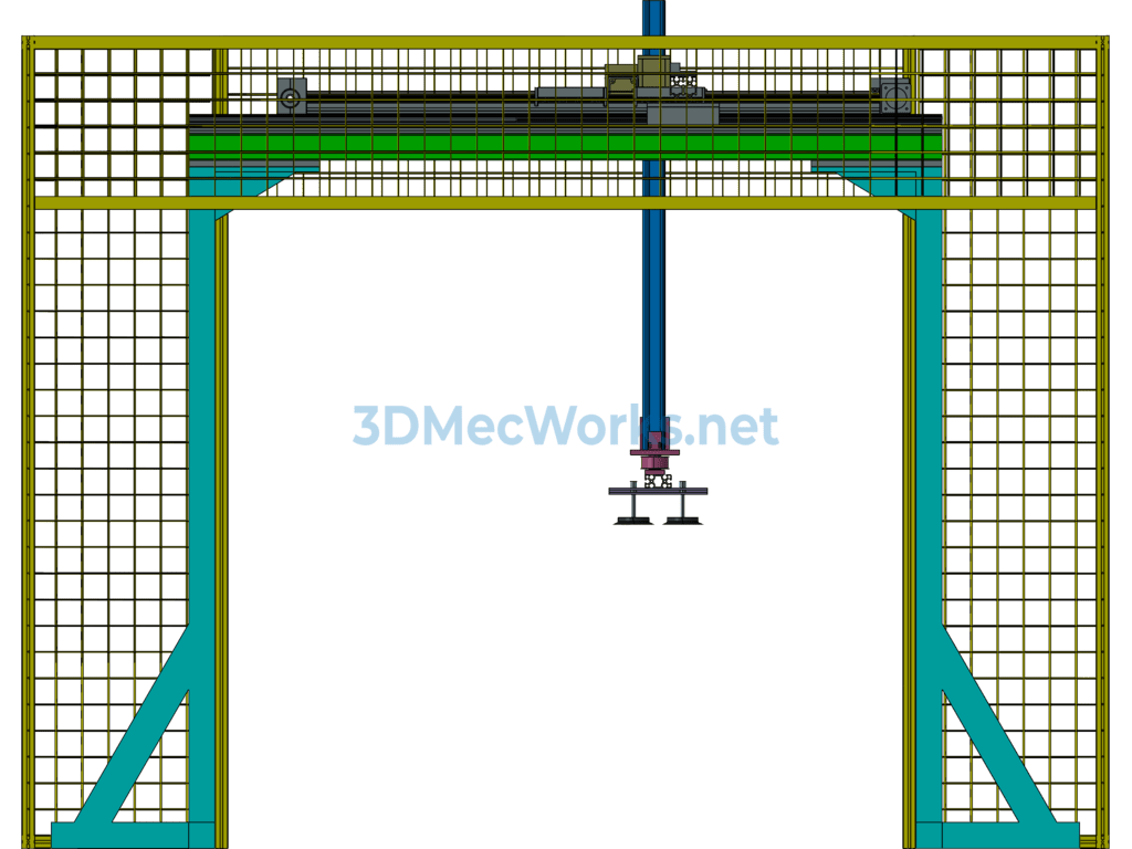 Truss Robot Palletizing Design for Carton Boxes - Exported - Free Download Truss Robot Palletizing Design for Carton Boxes - Image 5