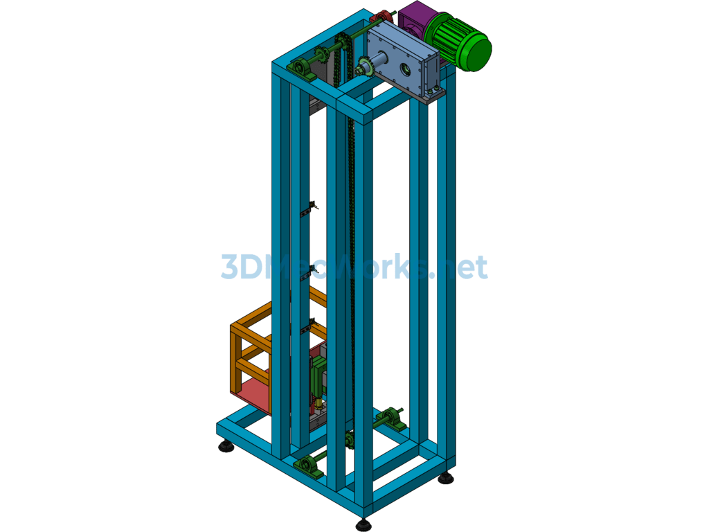 Chain Drive Elevator Design - Exported - Free Download Chain Drive Elevator Design - Image 2