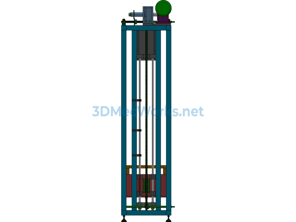 Chain Drive Elevator Design - Exported - Free Download Chain Drive Elevator Design - Image 5