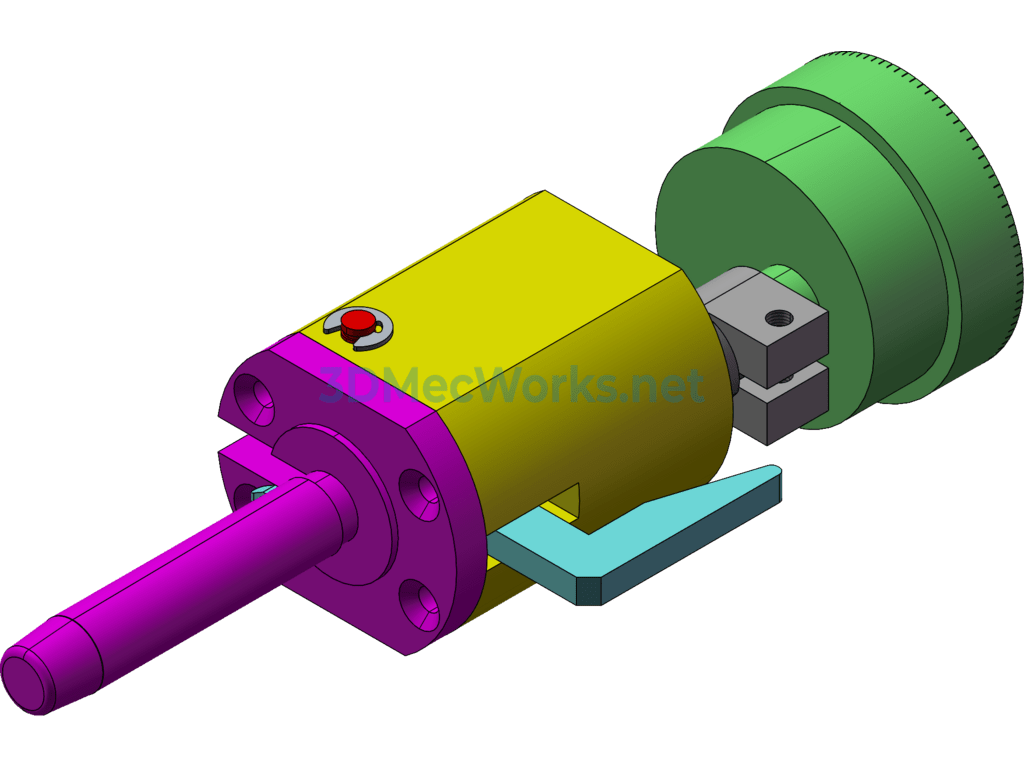 Dial Indicator Coaxiality Gauge - SolidWorks - Free Download Dial Indicator Coaxiality Gauge - Image 3