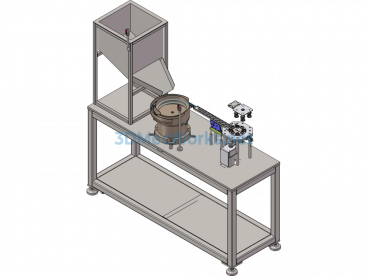 Vibration Bowl Feeding Equipment - SolidWorks - Free Download