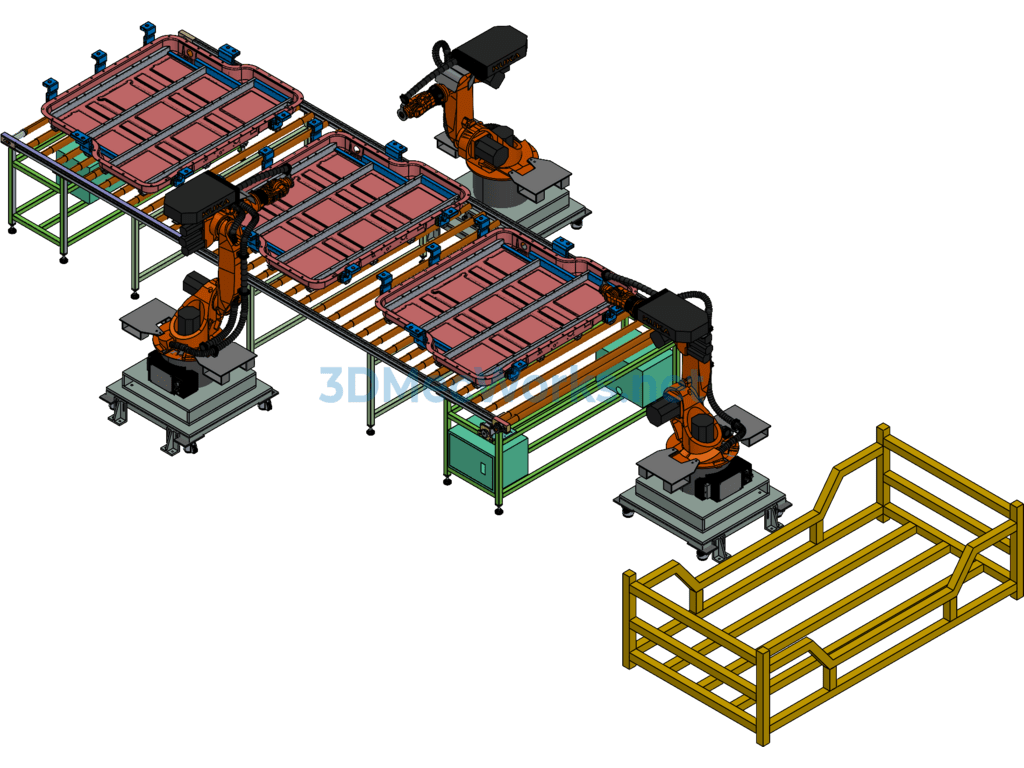 Automatic Riveting Design for Battery Pack Lower Housing - Exported - Free Download Automatic Riveting Design for Battery Pack Lower Housing - Image 3