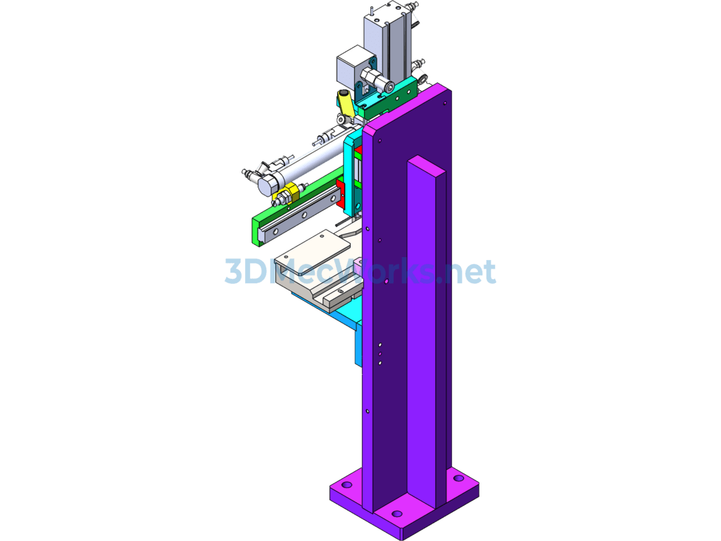 Rotating Transfer Linkage Robot Arm - SolidWorks - Free Download Rotating Transfer Linkage Robot Arm - Image 4