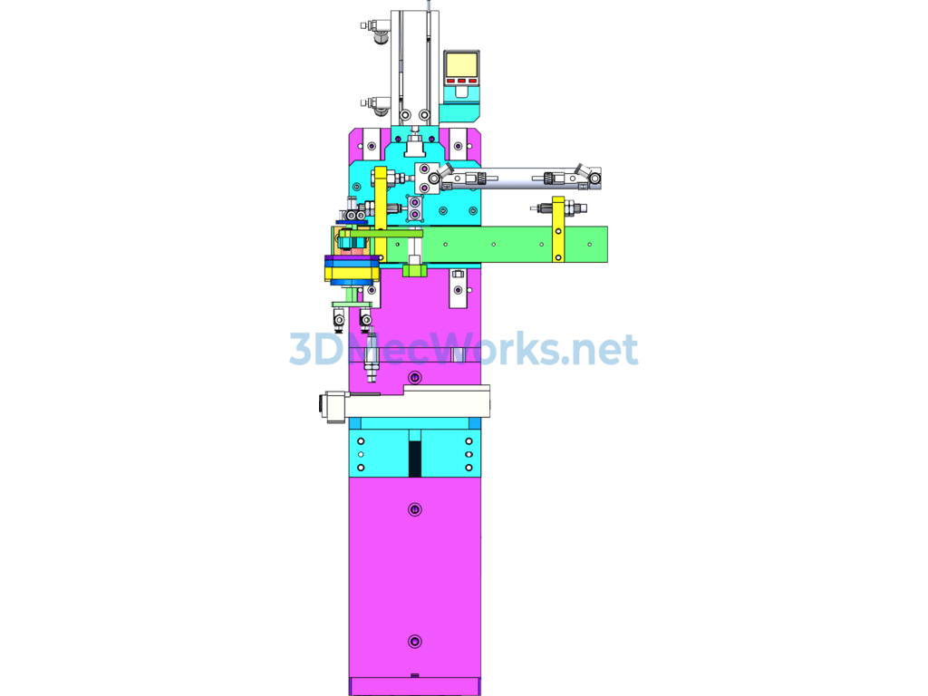Rotating Transfer Linkage Robot Arm - SolidWorks - Free Download Rotating Transfer Linkage Robot Arm - Image 5