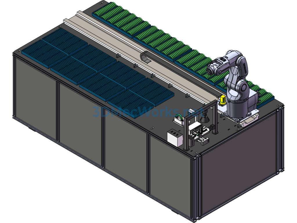Automatic Detection Station for Defects in Magnetic Induction Coils - SolidWorks - Free Download Automatic Detection Station for Defects in Magnetic Induction Coils