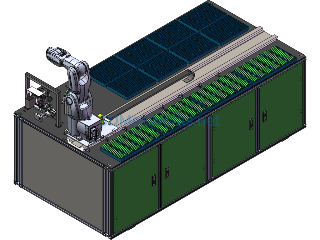 Automatic Detection Station for Defects in Magnetic Induction Coils - SolidWorks - Free Download Automatic Detection Station for Defects in Magnetic Induction Coils - Image 4