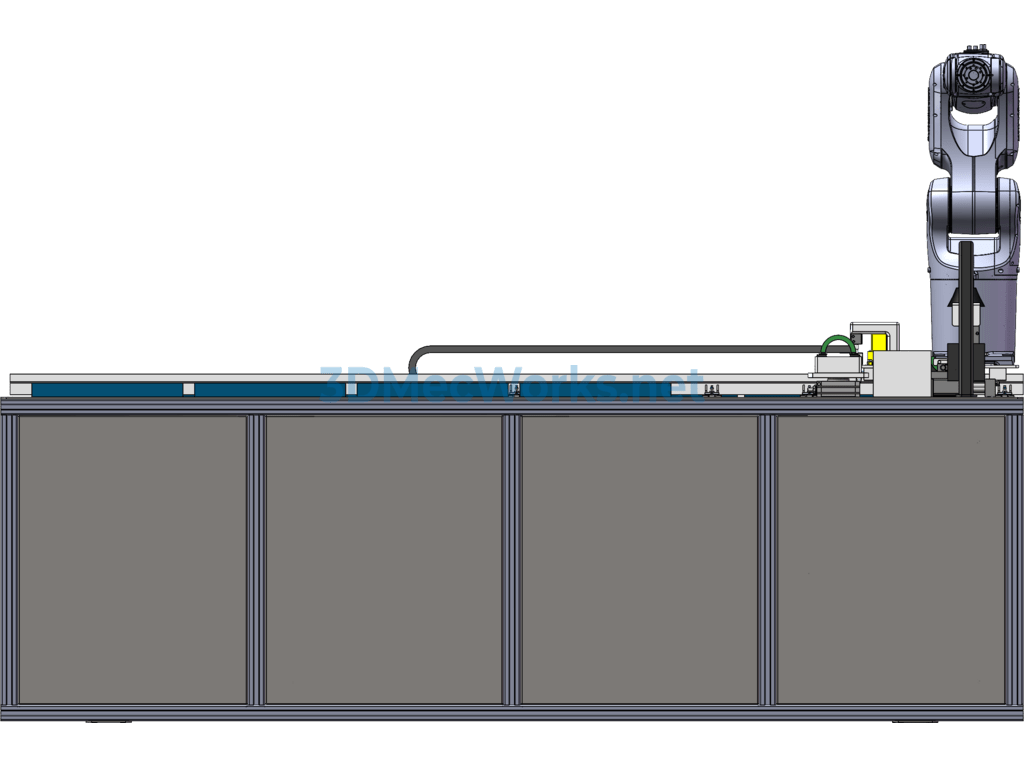 Automatic Detection Station for Defects in Magnetic Induction Coils - SolidWorks - Free Download Automatic Detection Station for Defects in Magnetic Induction Coils - Image 5