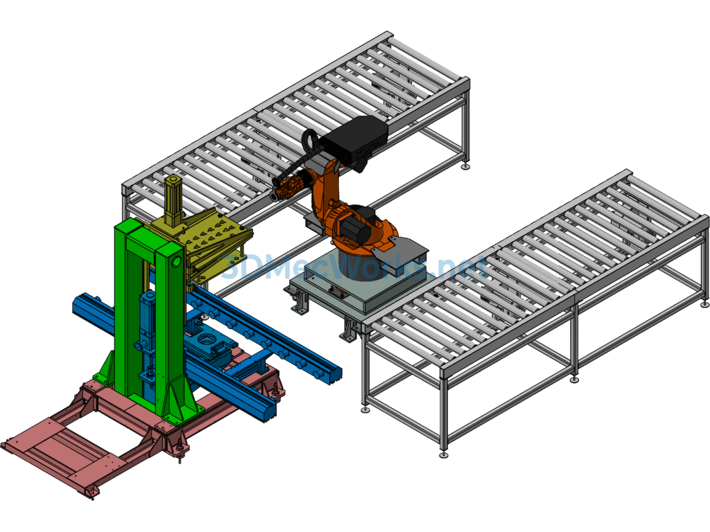 Robotic Automated Pressing Production Line - Exported - Free Download Robotic Automated Pressing Production Line - Image 2