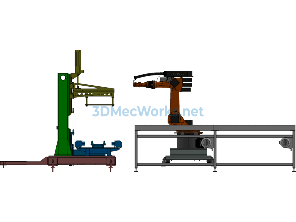 Robotic Automated Pressing Production Line - Exported - Free Download Robotic Automated Pressing Production Line - Image 5