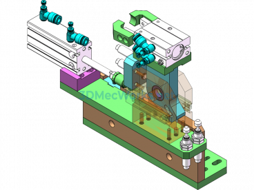 90-Degree Grabbing and Placing Transfer Mechanism - SolidWorks - Free Download