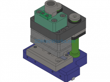 Wiper Blade Punching Notch Mold - SolidWorks - Free Download