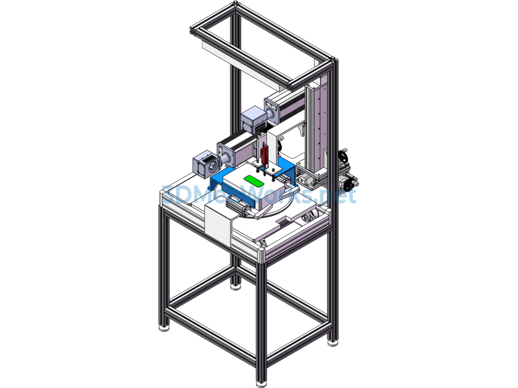 Online Square Shell Marking Machine - SolidWorks - Free Download Online Square Shell Marking Machine