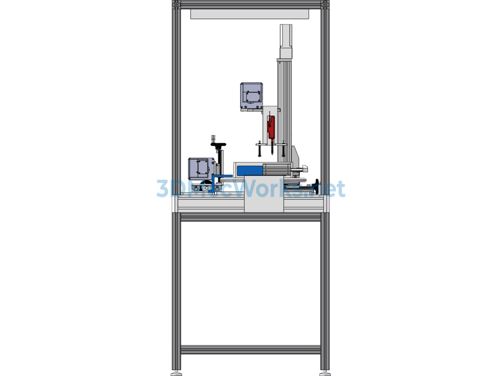 Online Square Shell Marking Machine - SolidWorks - Free Download Online Square Shell Marking Machine - Image 5