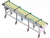 Chain Conveyor Line 3d + Engineering Drawing
