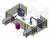 Robot Baseplate Loading and Unloading Line