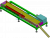 A Belt-Type Small Flat Conveyor Line With Adjustable Tension and Speed