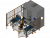 Medium-Frequency Quenching Robotic Automatic Loading And Unloading Marking Workstation