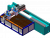 Dual Cutting Head Cantilever Laser Machine
