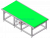 Belt Conveyor With Automatic Belt Surface Cleaning Brush System