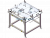 Sunroof Assembly Line Pa160 (moving Glass Gluing Station)
