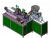 An Automatic Feeding, Adhesive Applying, and Adhesive Peeling Machine