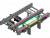 Single-Section Belt Conveyor, Width Adjustable